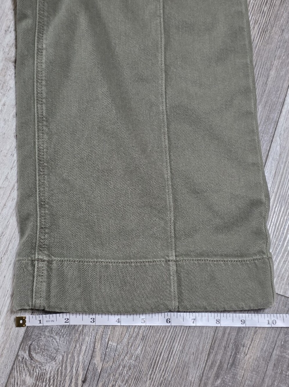 American Eagle Outfitters Women's Low-rise Baggy Wide Leg Front Seam Pants Sz 2 - Picture 7 of 8
